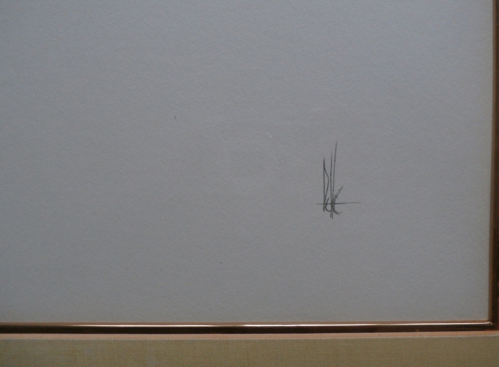 Melle oldeboerrigter ingelijste aquarel:compositie met schelp en pitten, handges kopen? Bied vanaf 150!