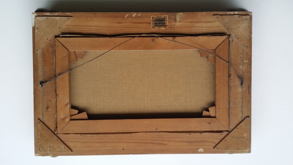 Thomas van Wissen/Wislen. Olieverf. Bosgezicht.  kopen? Bied vanaf 125!