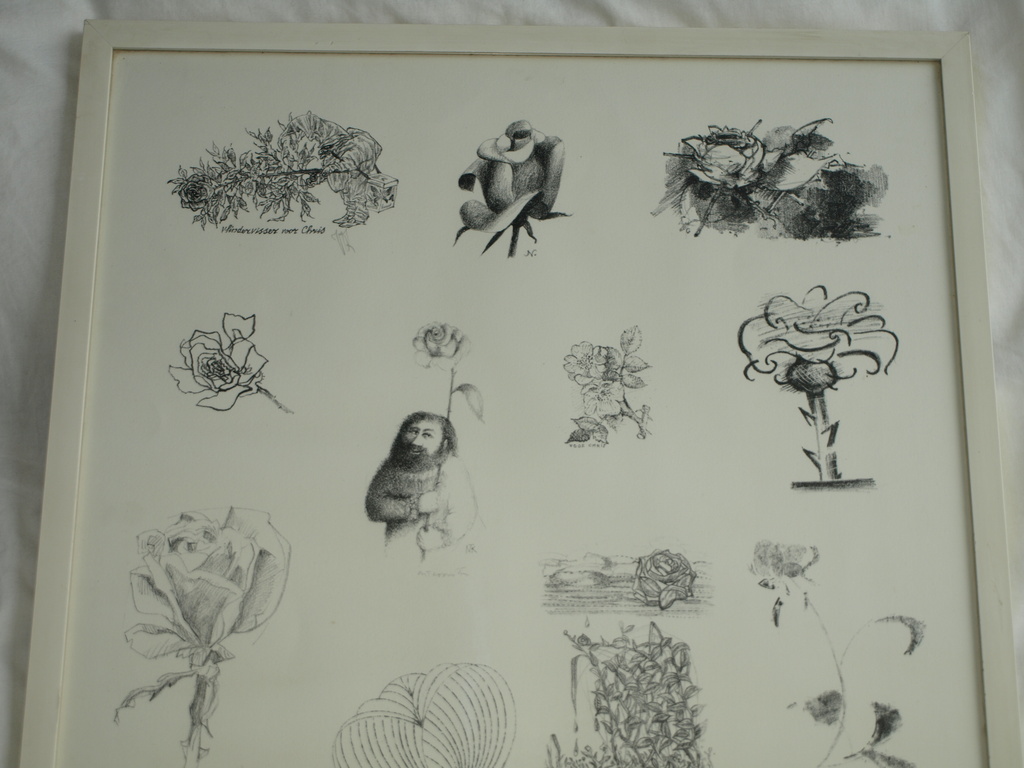 Peter Vos, Metten Koornstra, Paul Citroen, Dick Elffers ea.: Litho-De Roos –1970 kopen? Bied vanaf 50!