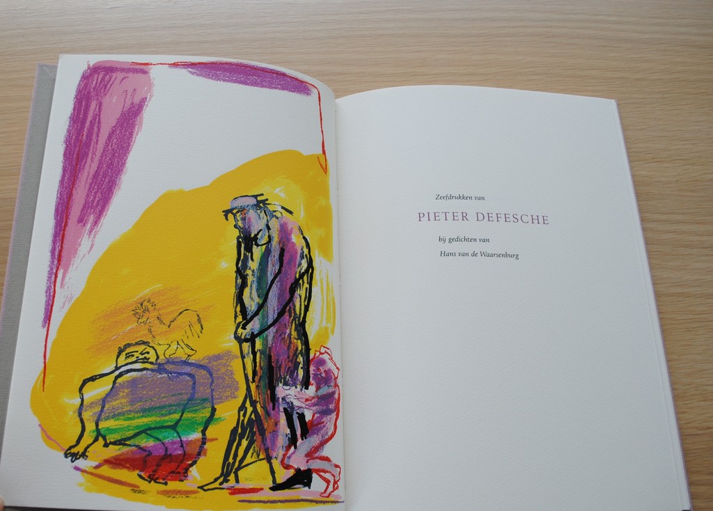 Pieter Defesche 75. Uitgave met zeefdrukken en gedichten van Hans vd Waarsenburg kopen? Bied vanaf 99!