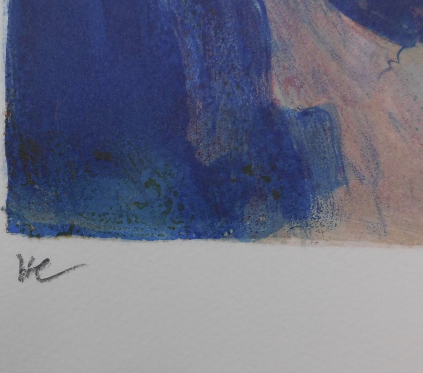 Marie Laurencin - Kleurenlitho - La Fille avec l'oiseau Bleu kopen? Bied vanaf 50!