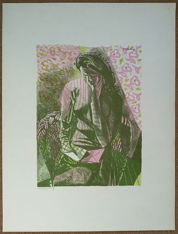 Nicolaas Wijnberg - Meisje met brief, handgesigneerde litho kopen? Bied vanaf 60!