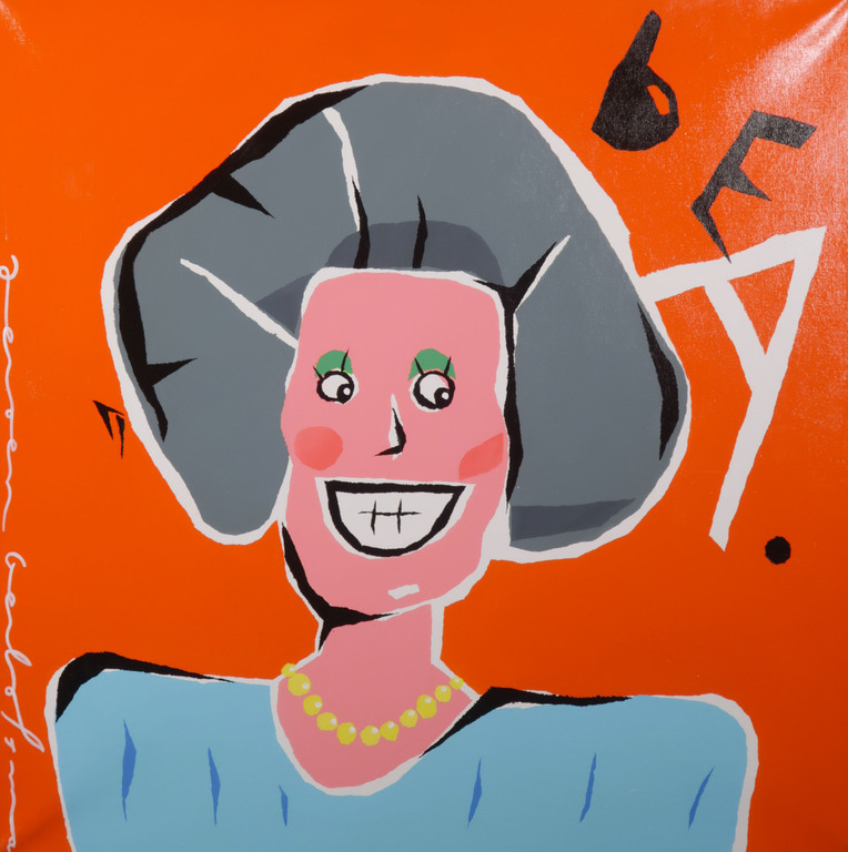 Jeroen Gerlofsma: Acryl op doek, Bea verkocht voor € 55!