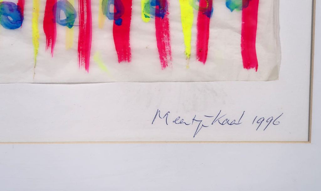 Meertje Kaal: Aquarel op rijstpapier, Voortvluchtig, aantrekkelijk.. - Ingelijst kopen? Bied vanaf 1!