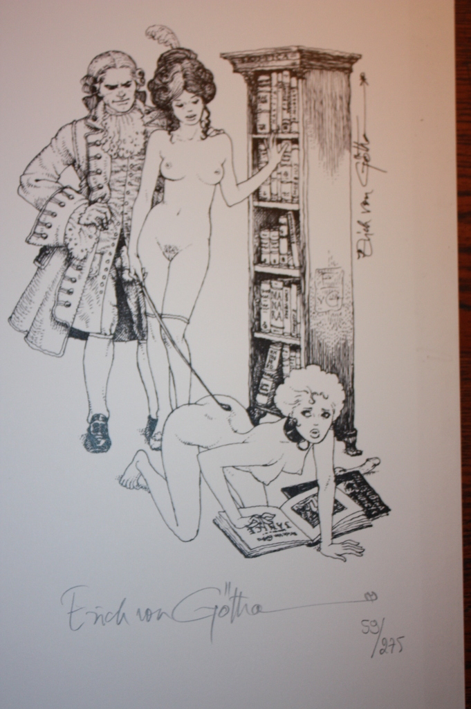 Erotische litho plus boek verkocht voor € 55!