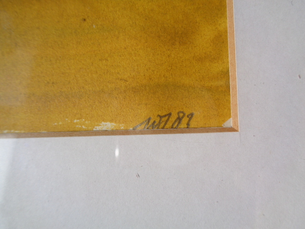 WIM IZAKS, Zonder Titel, HANDGESIGNEERDE Gouache kopen? Bied vanaf 99!