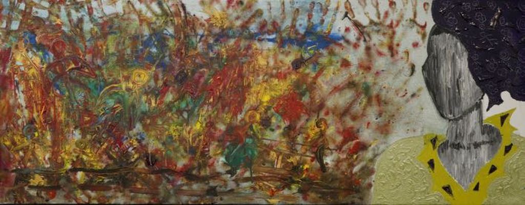 Melaquiel Rojas Garcia: Olieverf op doek, Zonder titel (Groot) kopen? Bied vanaf 1!