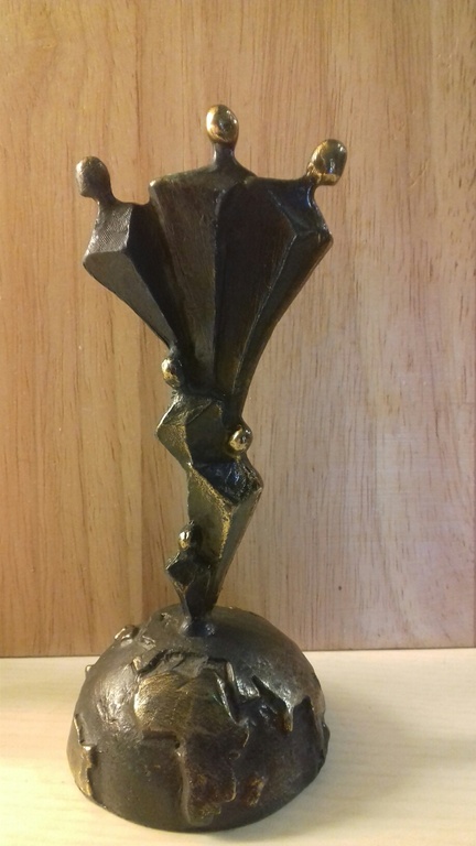 Geheel verbronsde sculptuur  kopen? Bied vanaf 21!