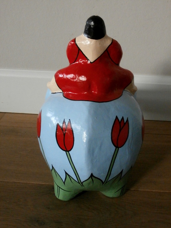 Ada Breedveld - sculptuur : blauwe olifant tulpen (groot) kopen? Bied vanaf 89!