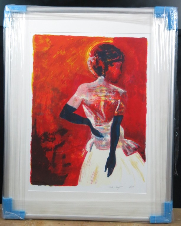 Corrie van Heijst: Zeefdruk, Dame - Ingelijst (Groot) kopen? Bied vanaf 60!