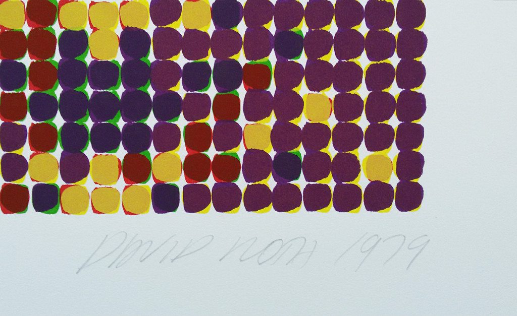 Laatste keer: David Roth - Abtracte voorstelling, zeefdruk kopen? Bied vanaf 175!