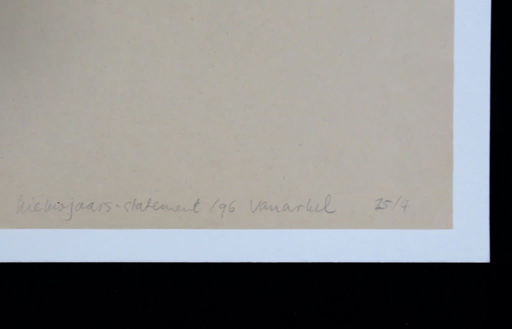 Dick van Arkel: Collage en houtskool, Nieuwjaarsstatement kopen? Bied vanaf 50!