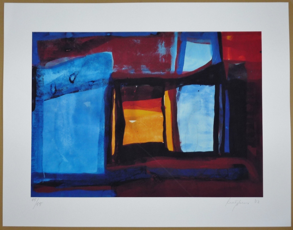 Theo Kuijpers: Giclee, Abstract, Gesigneerd, 2002 kopen? Bied vanaf 75!