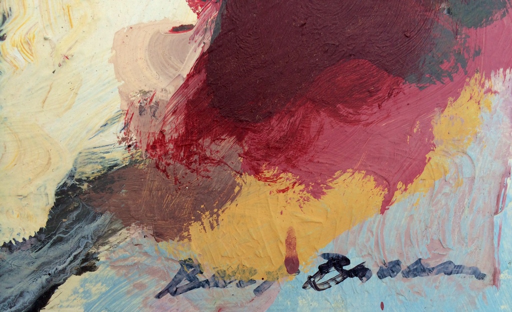 Bert Braam: Acryl op hout, Compositie kopen? Bied vanaf 255!