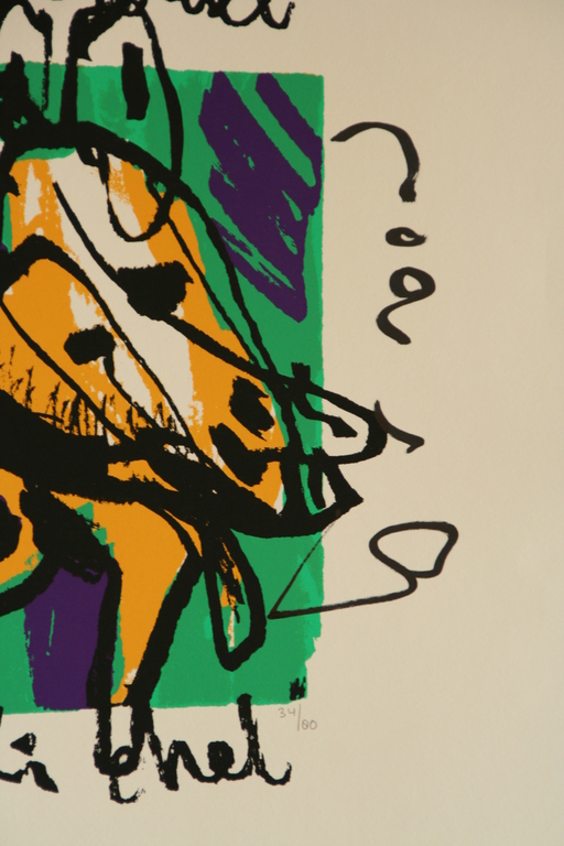 Herman Brood - Originele handgesigneerde zeefdruk - Tuig van de richel kopen? Bied vanaf 1!