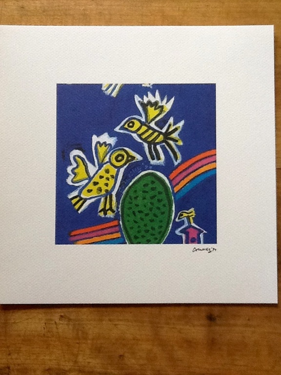 CORNEILLE, zeefdruk, 1991 z.t. verkocht voor € 40!