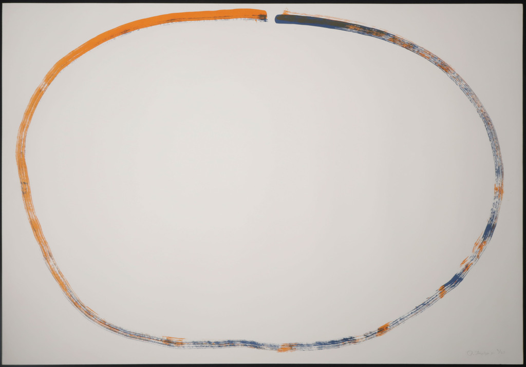 Rob van Koningsbruggen: Litho, Z.T. (oranje/blauw) kopen? Bied vanaf 80!