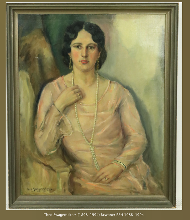 Theo Swagemakers 1898-1994): Portret van mevrouw Postma kopen? Bied vanaf 290!