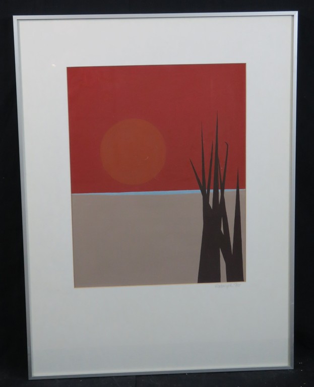 Onbekend gesigneerd: Acryl op papier, Z.T. - Ingelijst kopen? Bied vanaf 1!