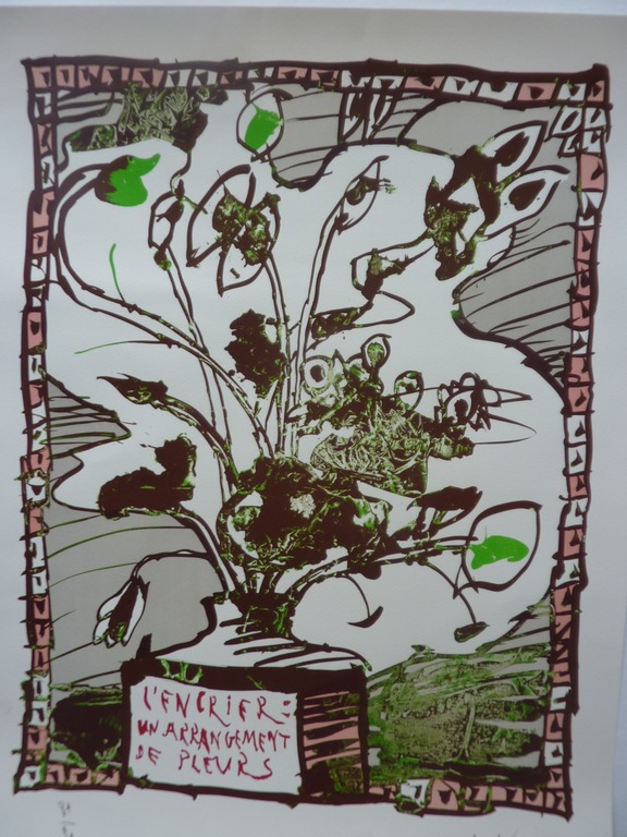 Pierre Alechinsky:Kleurenlitho + boek verkocht voor € 750!