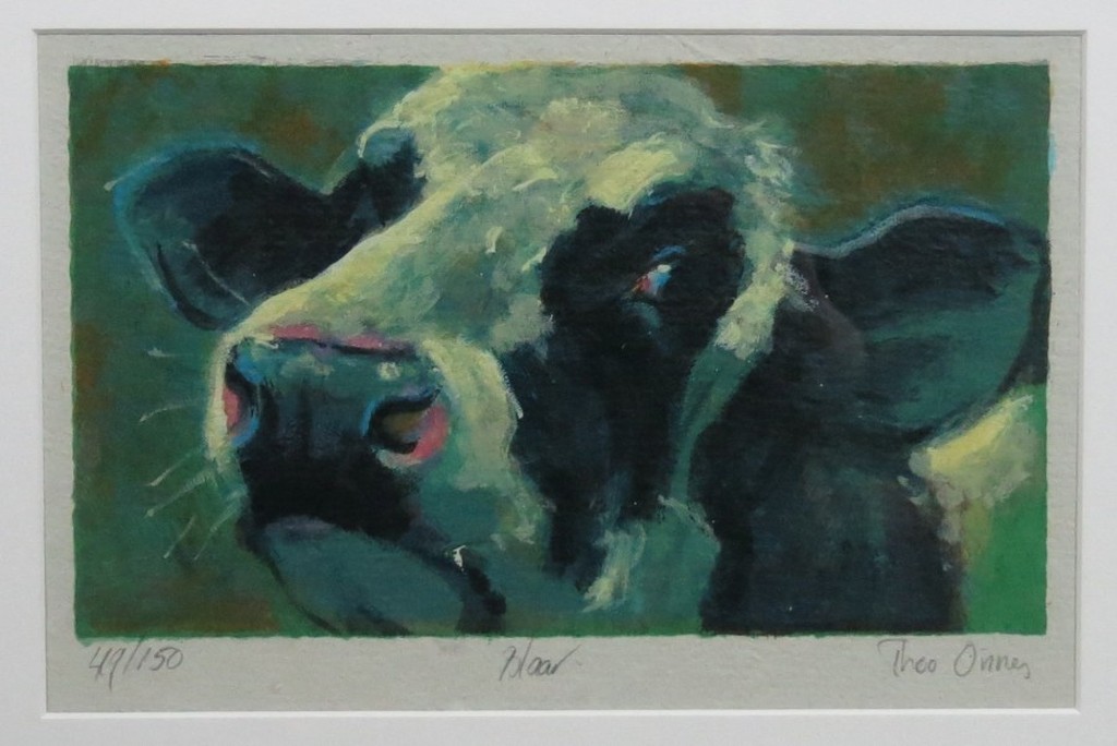 Theo Onnes: Litho, Blaar - Ingelijst kopen? Bied vanaf 50!