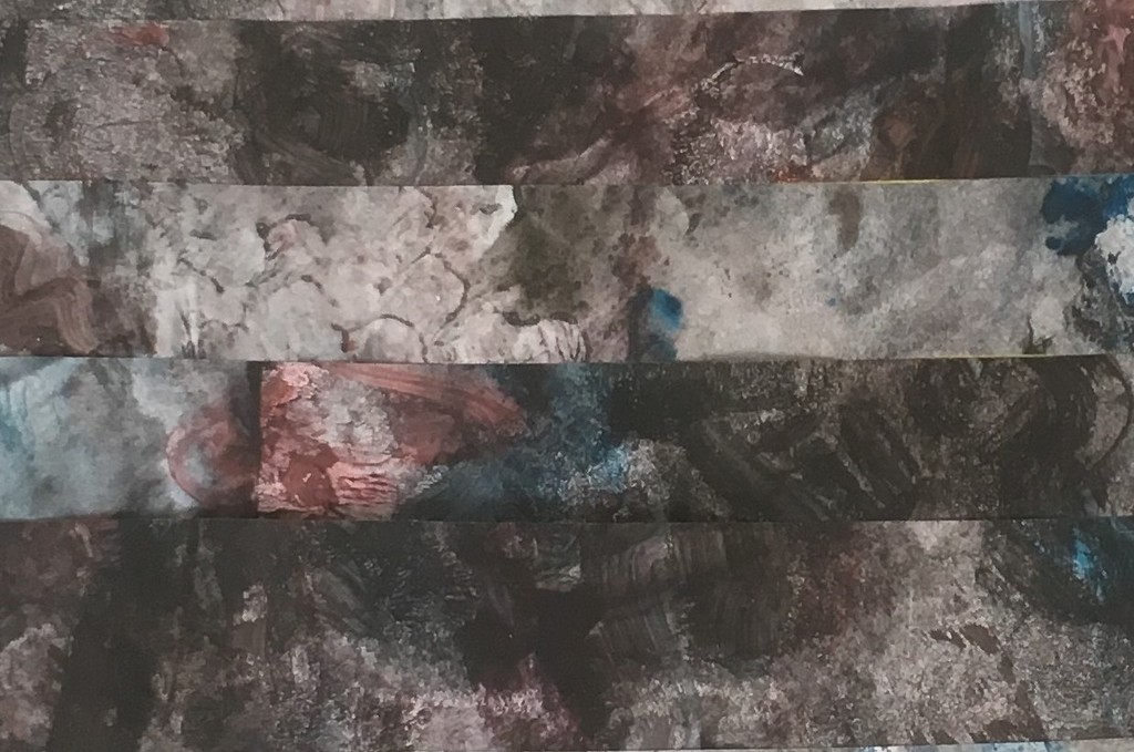 Onbekende Kunstenaar - Gemengde techniek -  Abstracte Kompositie zonder titel. kopen? Bied vanaf 1!