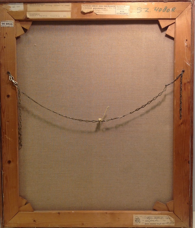 Theo Stiphout, olieverf op doek, Compositie 1 kopen? Bied vanaf 500!