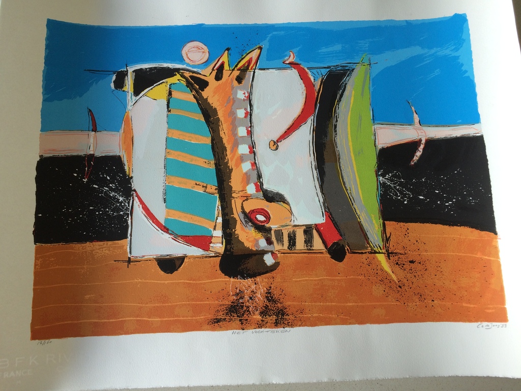 zeefdruk Cor de Jong Het voorteken kopen? Bied vanaf 50!