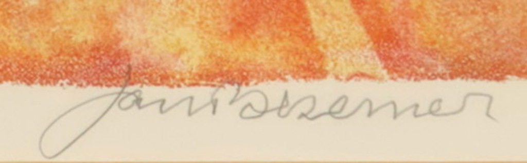 Jan Bezemer: Monoprint, Paarden - Ingelijst kopen? Bied vanaf 70!