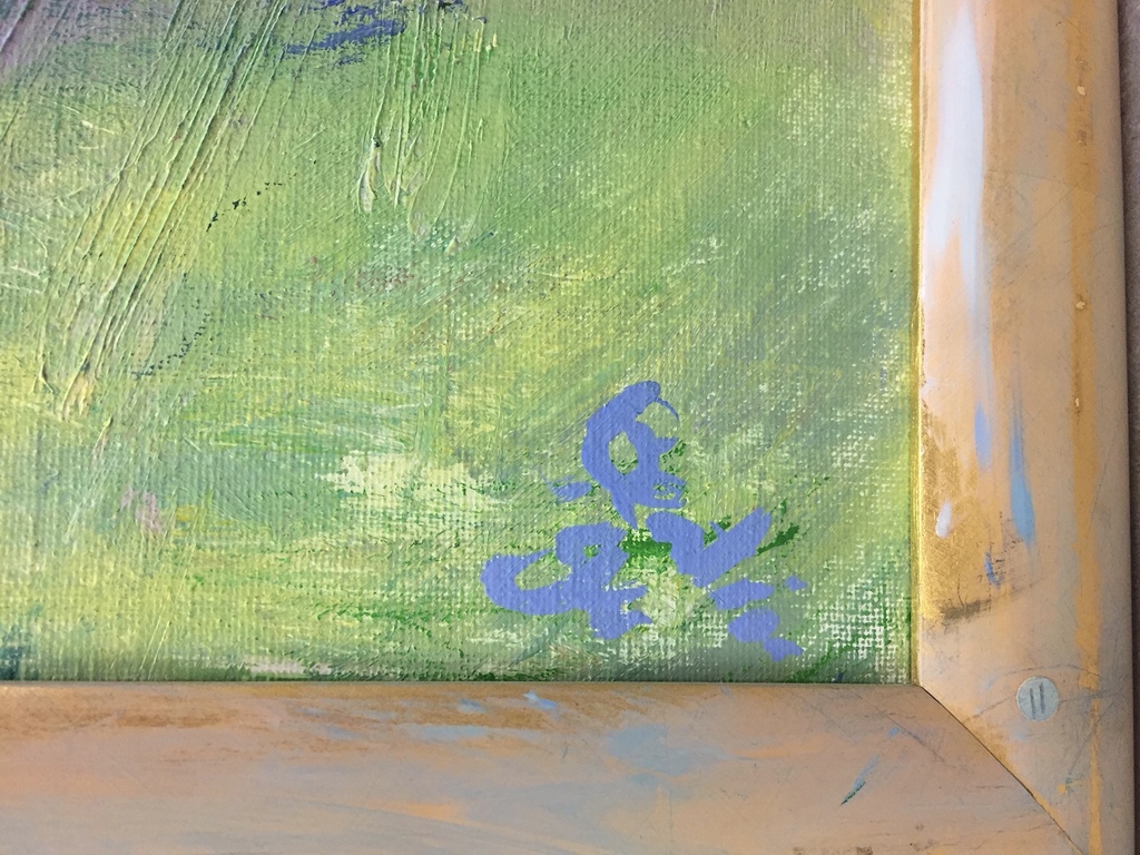 Beatrice de Jong: Acryl op doek, St. Baume - Ingelijst (Groot) kopen? Bied vanaf 1!