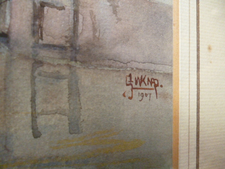 Gerrit Willem Knap - aquarel - Overtoom, Amsterdam kopen? Bied vanaf 225!