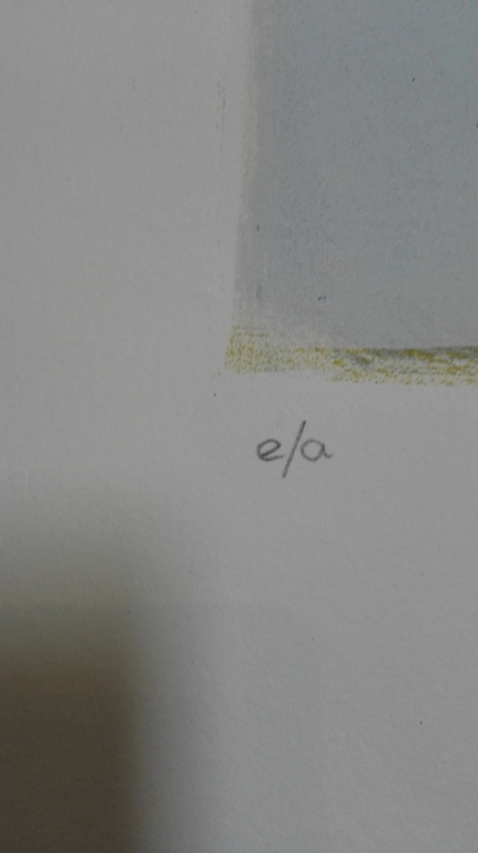 Ron van der Werf, Zeefdruk op papier, Titel: "  Etude I " kopen? Bied vanaf 50!