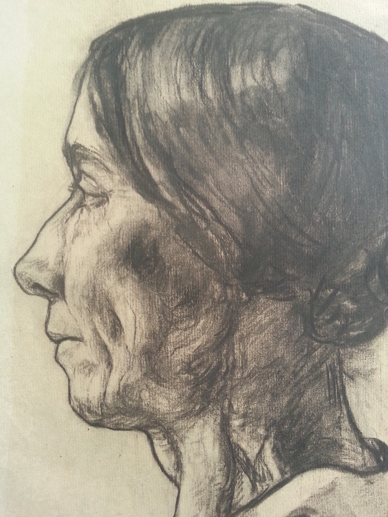 Herman Bieling -Houtskool op papier +/- 1940 kopen? Bied vanaf 49!