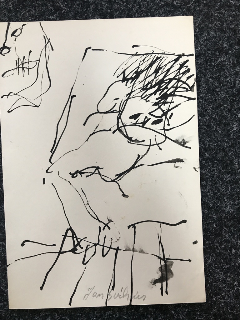 2 Prachtige tekeningen van JAN SIERHUIS kopen? Bied vanaf 25!