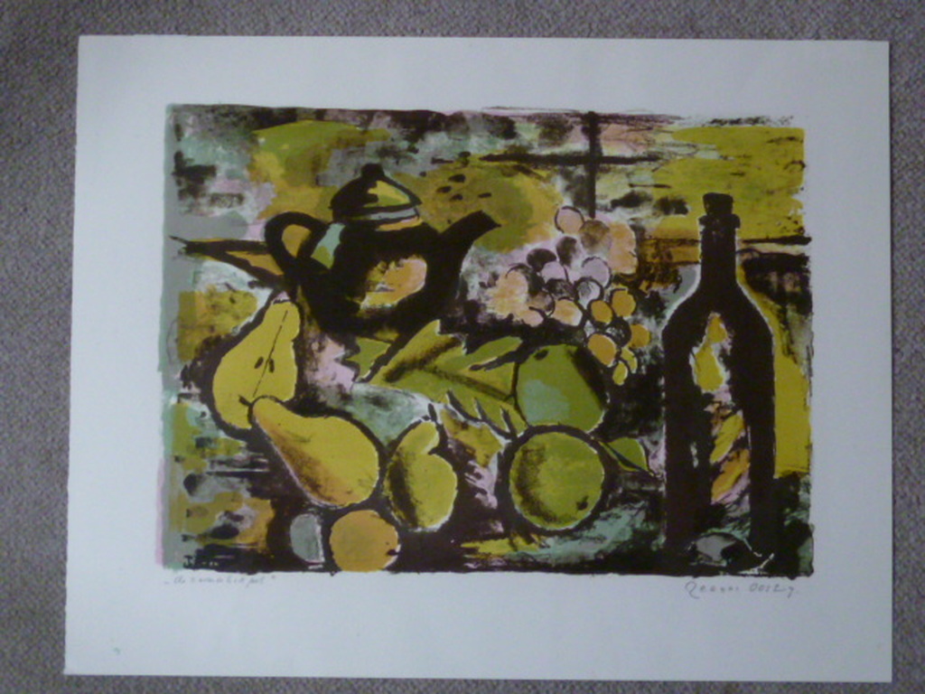 Jeanne Bieruma Oosting - kleurenlitho - De zwarte trekpot kopen? Bied vanaf 100!