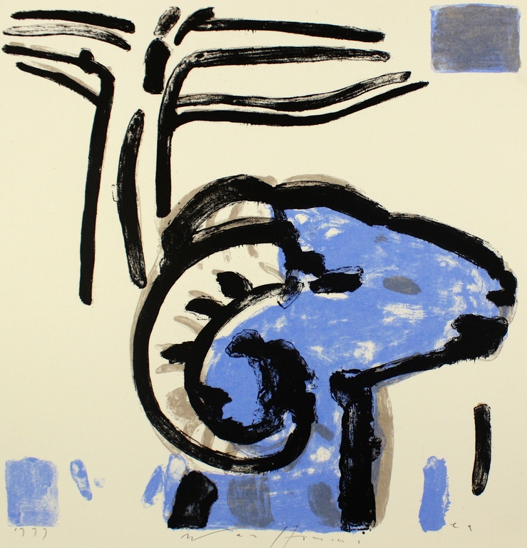 Piet Warffemius, zeefdruk, 1999 verkocht voor € 80!