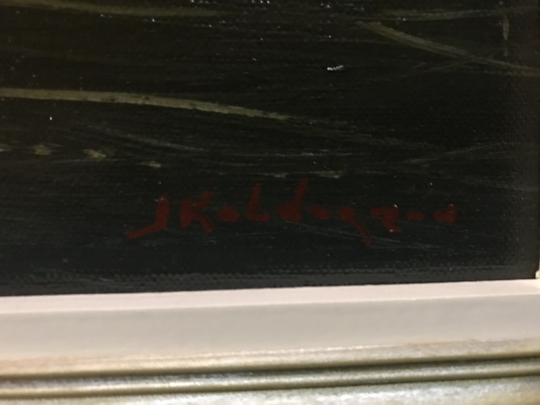 Jan Kelderman ( 1914 - 1990 ) - Olieverf op doek - Avond Op De Schelde  kopen? Bied vanaf 140!