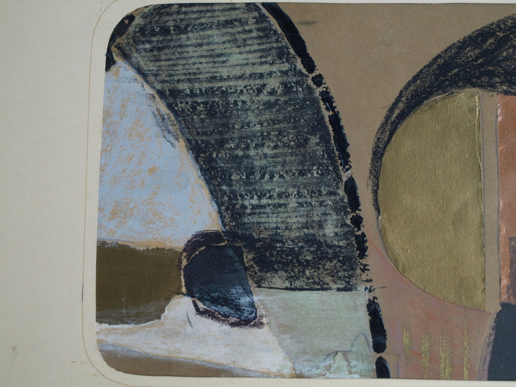 Josje Smit : Gemengde techniek , Abstract 1 – gesigneerd – ca 1970 kopen? Bied vanaf 1!