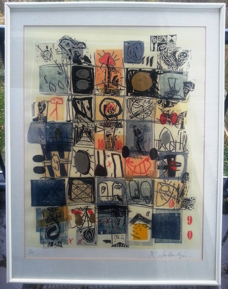 KEES SALENTIJN Zeefdruk Handgesigneerd en Genummerd 9/33. verkocht voor € 120!