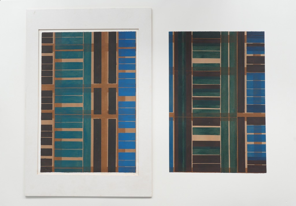 Adine Engelman - Geometrisch abstracte composities - Monotype kopen? Bied vanaf 100!