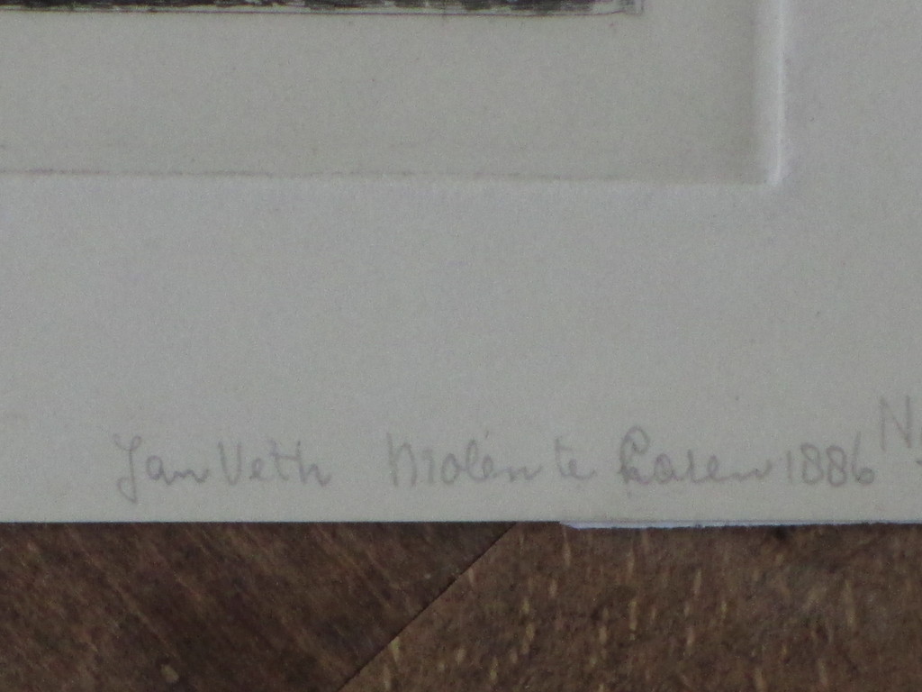 Jan Veth, Molen te Laren, Ets 1886 kopen? Bied vanaf 40!