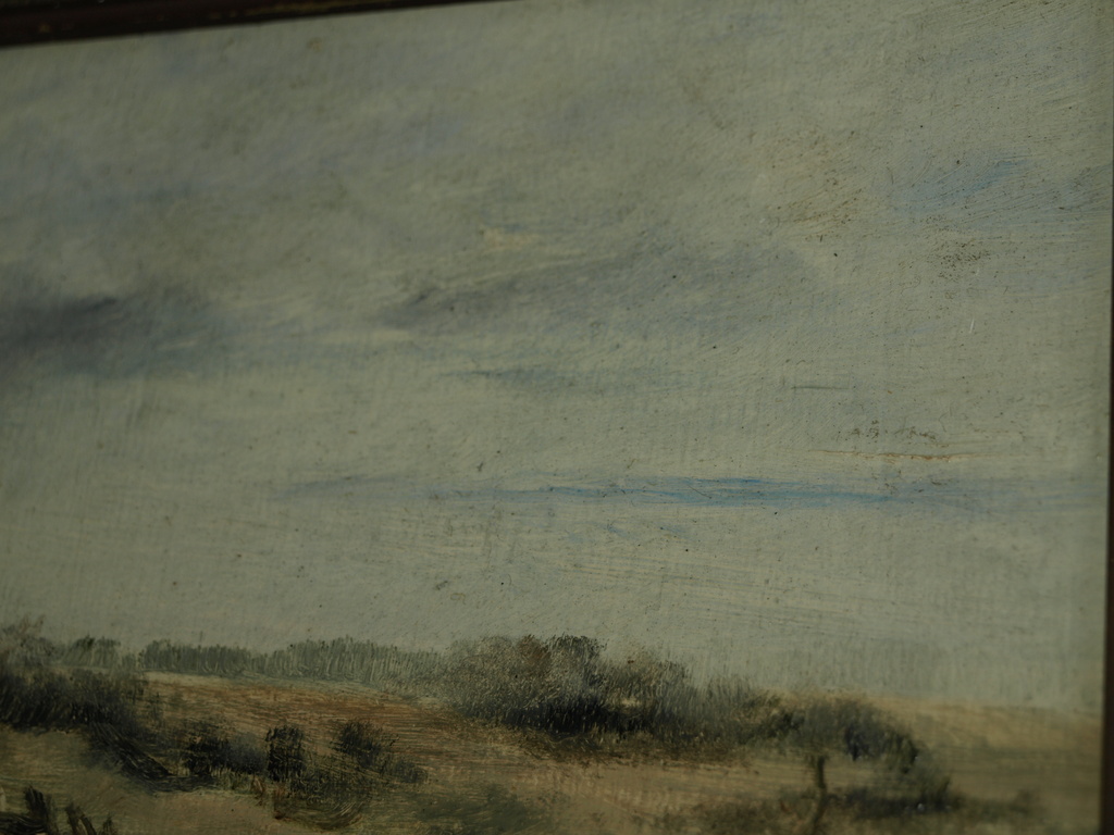 Simon Kok – Olieverf op paneel – Landschap – Ingelijst - ca 1970  kopen? Bied vanaf 1!