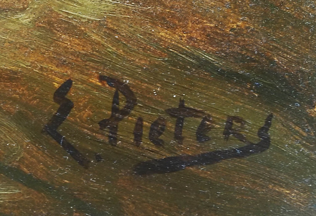 Evert Pieters (1856-1932) - In de kinderstoel - olieverf op doek - gesigneerd kopen? Bied vanaf 495!
