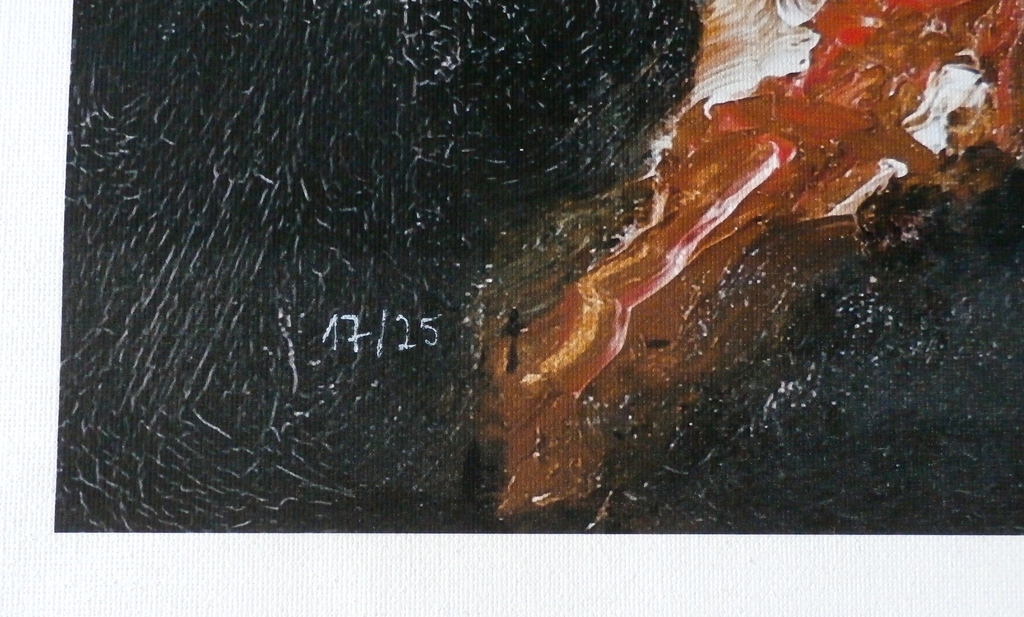 Armando - grote giclee op linnen: Die Blume - 2013 - oplage: 25 kopen? Bied vanaf 275!