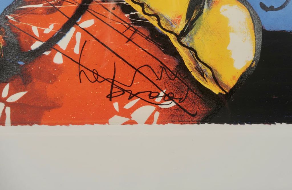 Herman Brood: Zeefdruk, Great balls of fire - Ingelijst (Groot) kopen? Bied vanaf 220!