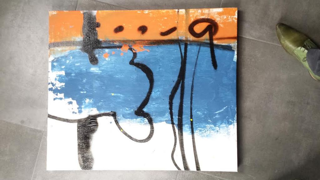 Schilderij Herman Brood getiteld 'Face' kopen? Bied vanaf 1950!