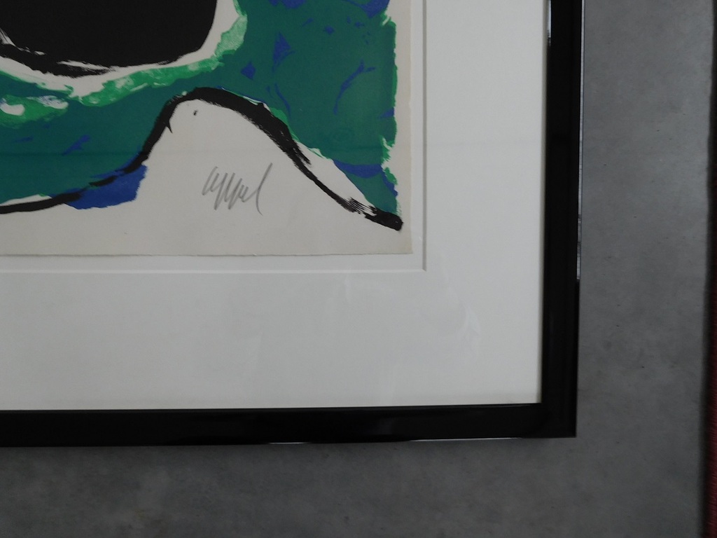 Karel Appel, Litho "A Beast Drawn Man", 1961, 14/75 kopen? Bied vanaf 950!