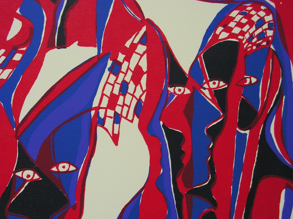 Maartje Wijngaarden - 'Face to Face'- zeefdruk kopen? Bied vanaf 40!