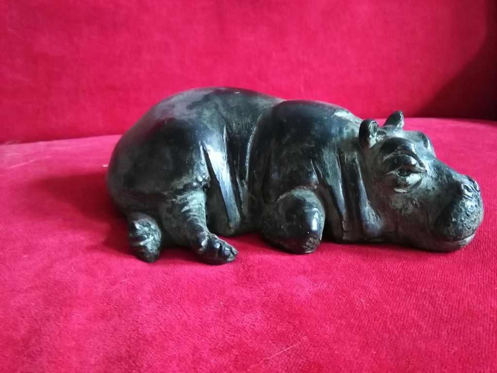 Hetty Heyster: Bronzen beeldje, nijlpaard verkocht voor € 385!