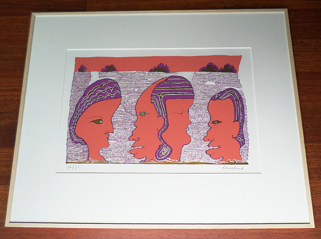 Lucebert - Buhnescreens, zeefdruk (mooi ingelijst) kopen? Bied vanaf 225!